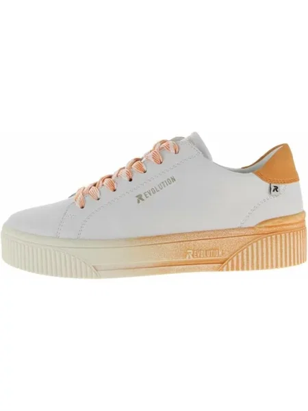 Sneakersy Rieker skórzane białe