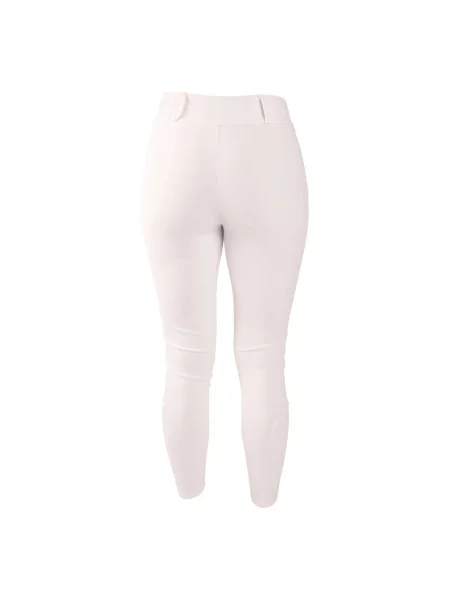 Legginsy jeździeckie z gripem na kolanach dla kobiet Kentucky Horsewear Classic białe