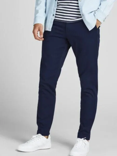 Jack&Jones Pantaloni chino Marco Bleumarin albastru