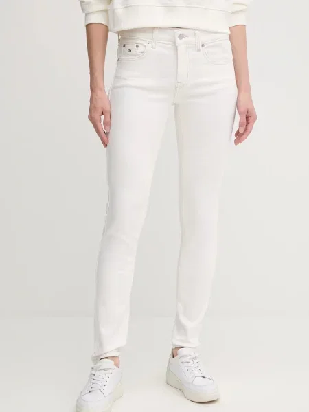 Дънки Tommy Jeans бежово