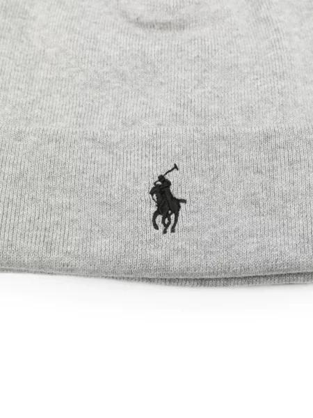 Căciulă Polo Ralph Lauren cu broderie gri