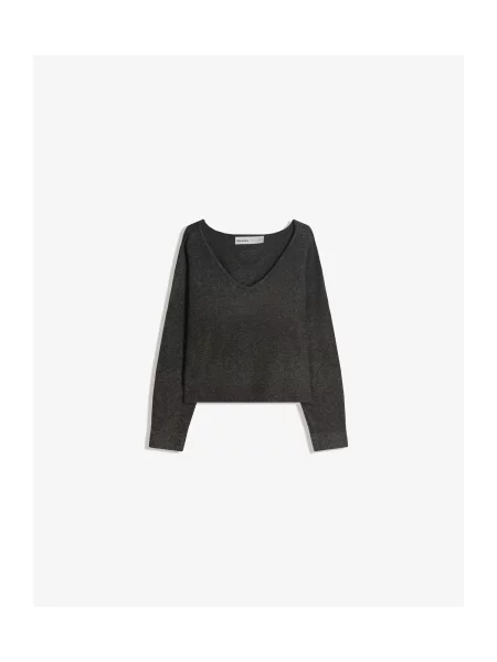 Bershka Pulover metalic gri