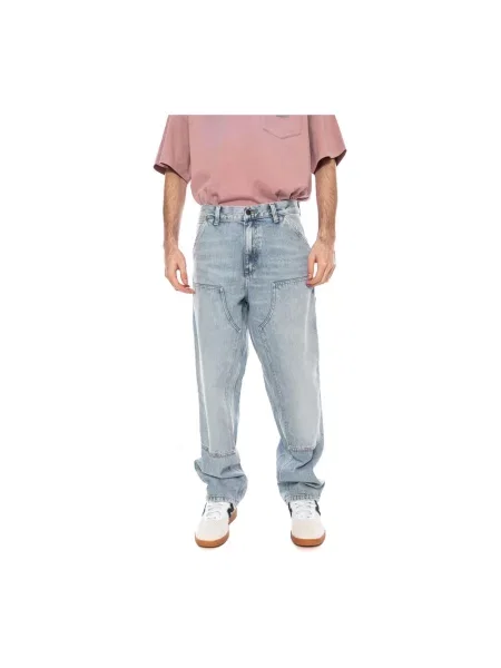 Jeansy Carhartt Wip niebieskie