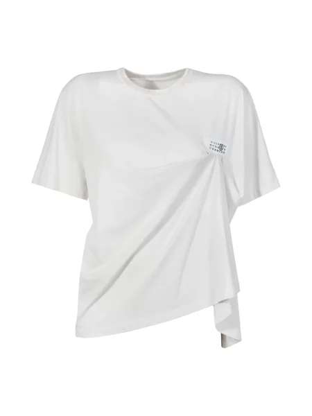 Koszulka Mm6 Maison Margiela z logo biała