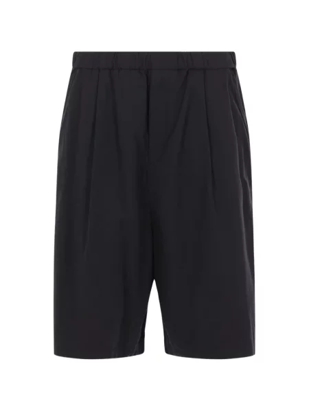 Șnur de strângere pantaloni scurți Undercover negru