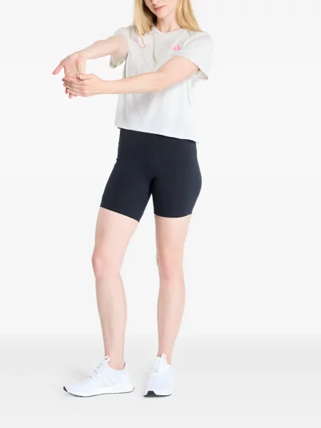 Haftowana koszulka Adidas do biegania klasyczna zielona