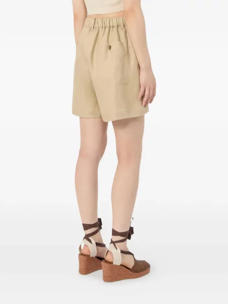 Szorty Weekend Max Mara z kieszeniami zapinanymi na guziki