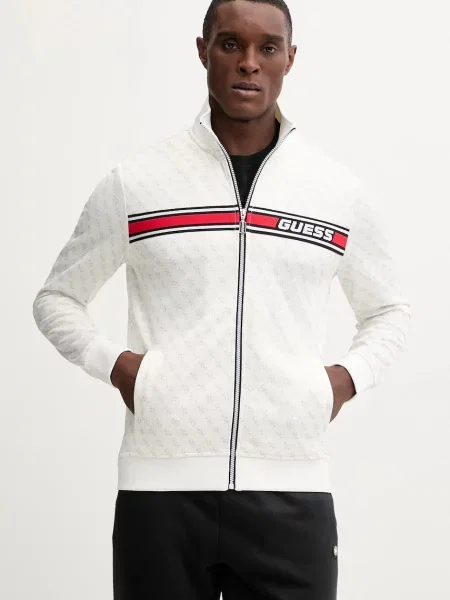 Guess bluza KORBIN wzorzysta beżowy