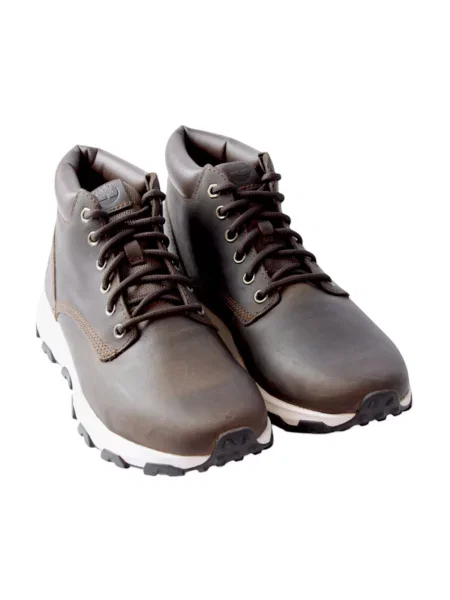 Botki Timberland skórzane brązowe
