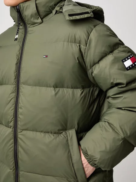 Tommy Jeans пухено яке мъжко зелено
