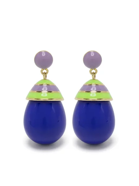 Обеци Eshvi виолетово