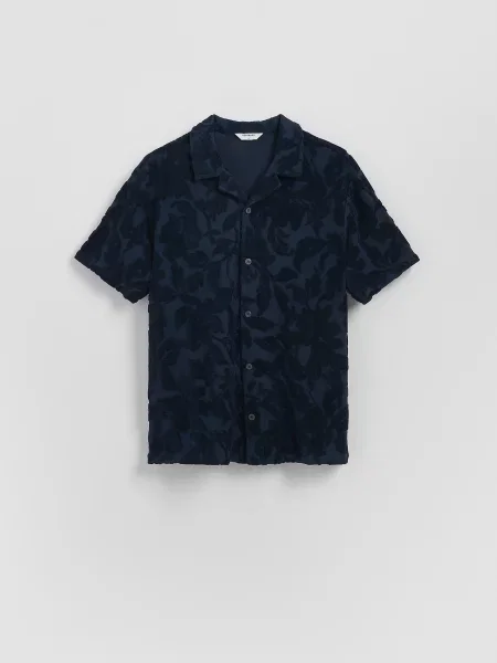 Рубашка Reserved синяя