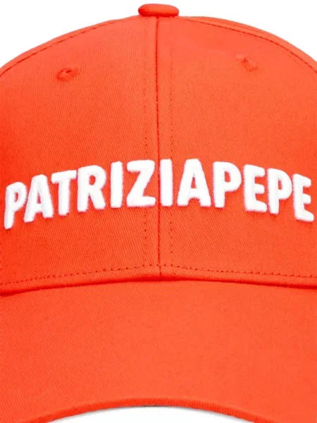 Șapcă Patrizia Pepe cu broderie portocaliu