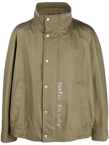 Geacă bomber Palm Angels cu imagine verde