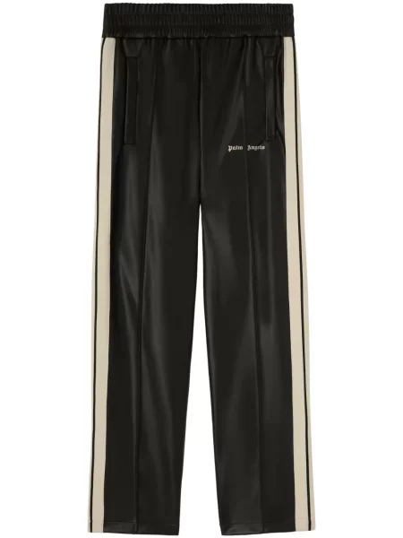 Pantaloni Palm Angels cu broderie negru