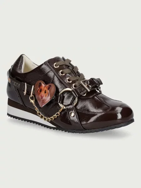 Koi Footwear SKIPPY THE HAMSTER TRAINERS superge rjava