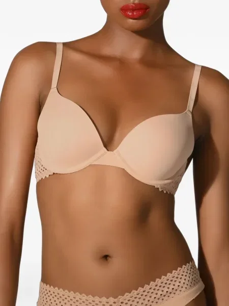 Sutien Wolford din dantelă roz