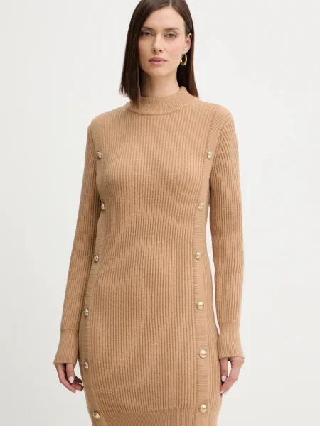 Morgan rochie mini drept RMCOOL bej