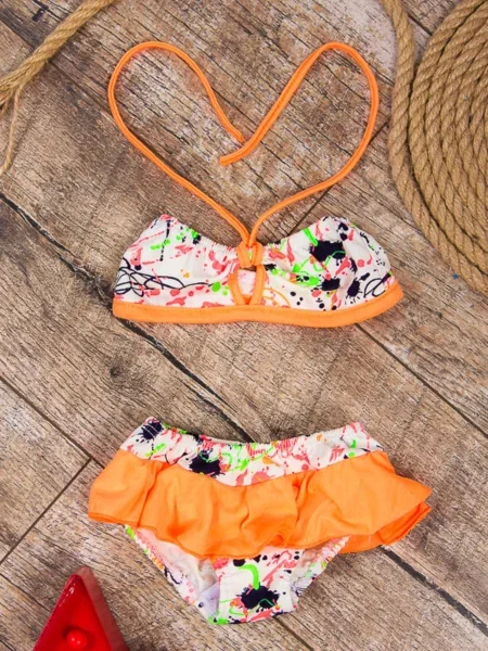 Дитячий Купальник Носи своє помаранчевий