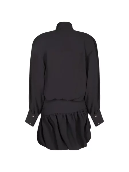 Rochie mini Iro cu funde drapată negru