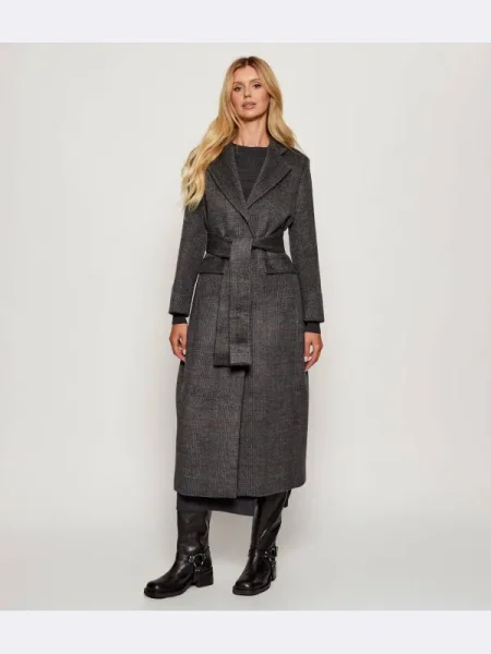 Marella Palton de lână Giostro gri