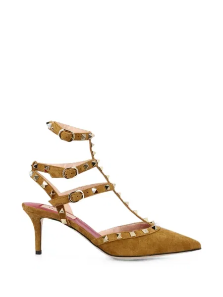 Pantofi cu toc Valentino Garavani din piele de căprioară