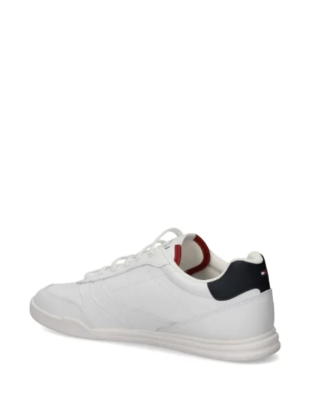 Sneakerși Tommy Hilfiger din piele alb