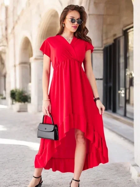 Obleka midi obleka Resti nad koleni črna