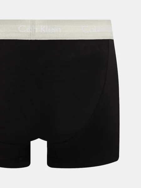 Boxeralsó Calvin Klein Low Rise Trunk 5 pairs black in plume wb/black in misty sage wb. Méret: S fekete