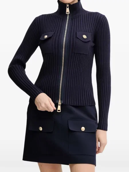 Fusta mini Marc Aurel scurtă albastru