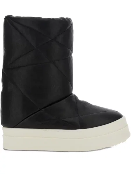 Botine Rick Owens din piele negru