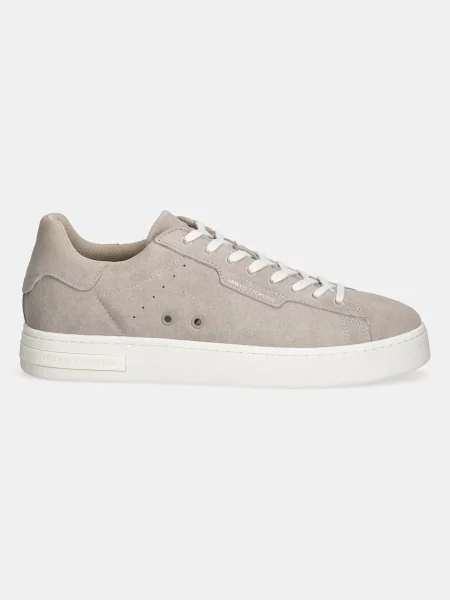 Sneakersy Armani Exchange zamszowe beżowe