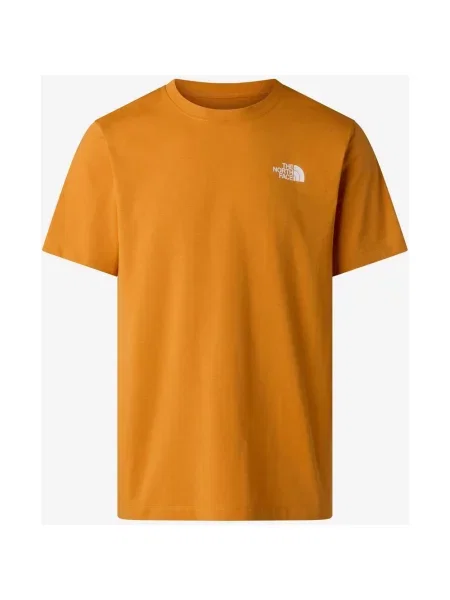 Koszulka The North Face NSE Box Evolution pomarańczowy S biały