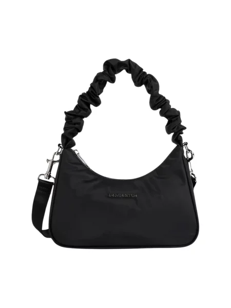 Torebka crossbody Lancaster skórzana czarna