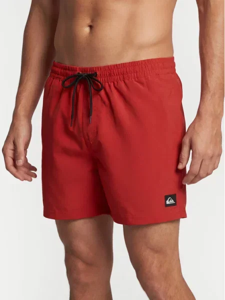 Hlače Quiksilver rdeča