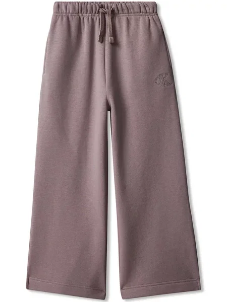 Calvin Klein Jeans pantaloni de trening pentru copii din maro