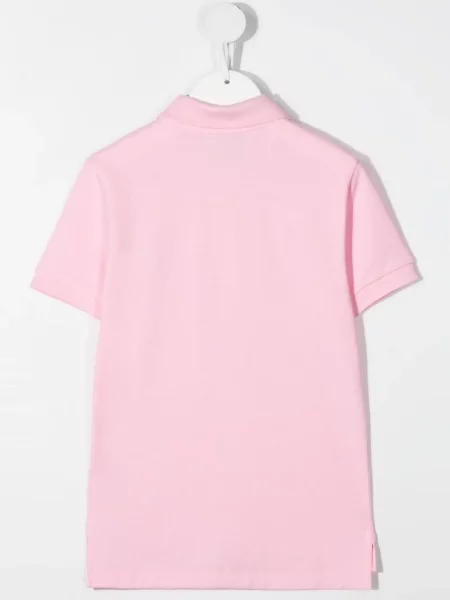 Koszulka polo dziecięca Polo Ralph Lauren różowa