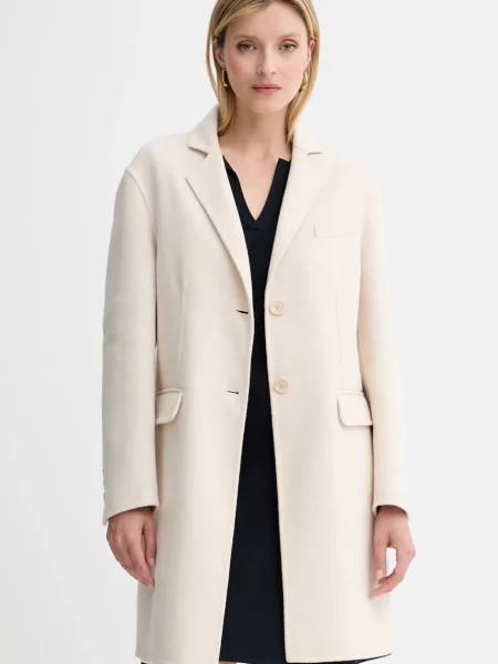 Twinset cămașă din amestec de bej