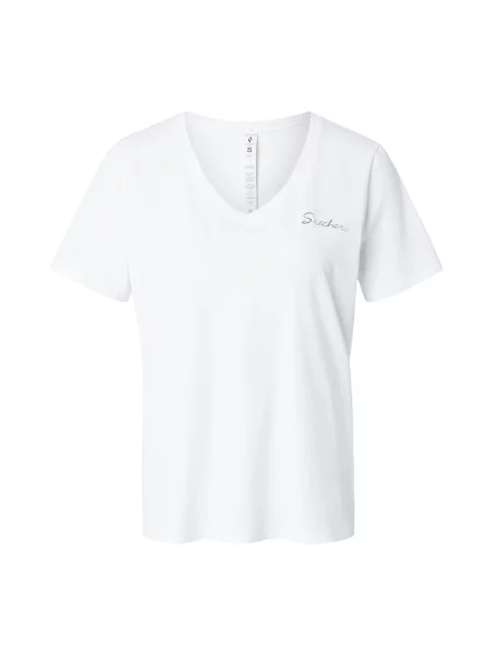 SKECHERS Majica bela