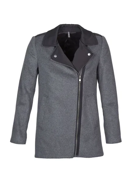 Kabát Naf Naf sivá