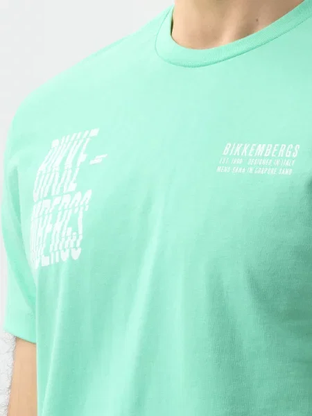 Футболка Bikkembergs зелена