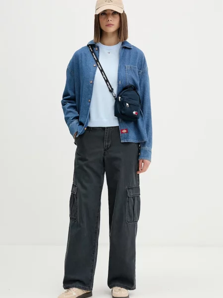 Tommy Jeans sveter dámsky modrá