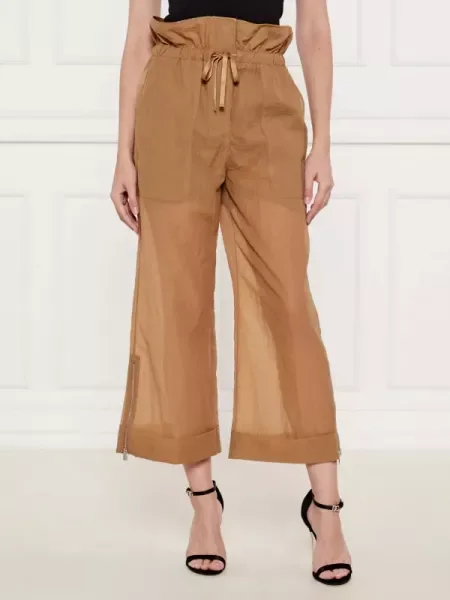 Pinko Pantaloni + șorți | flare fit maro