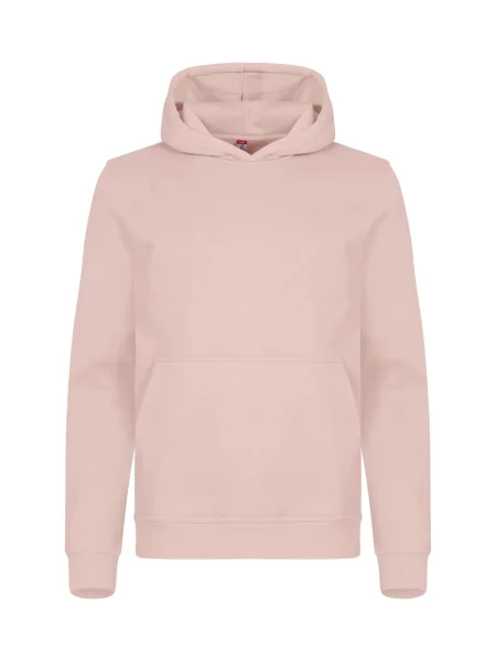 Clique Miami Hoody Junior Bluza z kapturem z bawełny i z recyklingu różowa