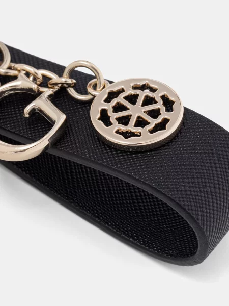 Obesek za ključe Guess SERENOVA črna