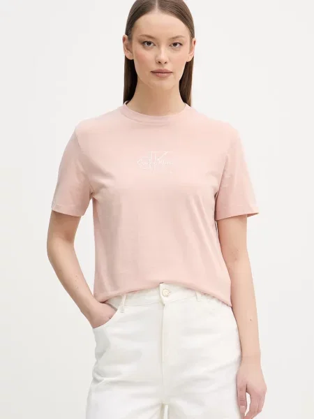 Calvin Klein Jeans tričko růžové