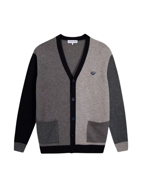 Kardigan Maison Labiche wełniany szary