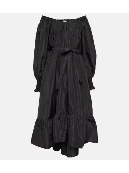 Maksi sukienka maxi Patou garniturowa czarna