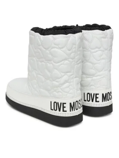 LOVE MOSCHINO Čizme za snijeg bijela