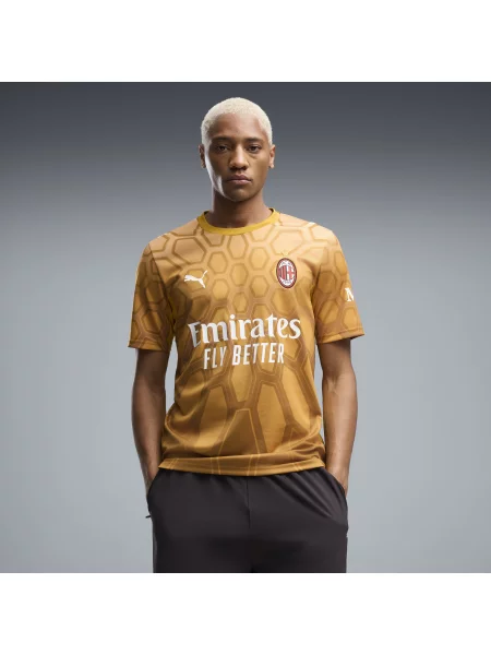 PUMA koszulka bramkarska AC Milan Akcesoria S żółty